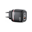 MOXOM PD Dual-Ports Fast Charger with PD Support - Black