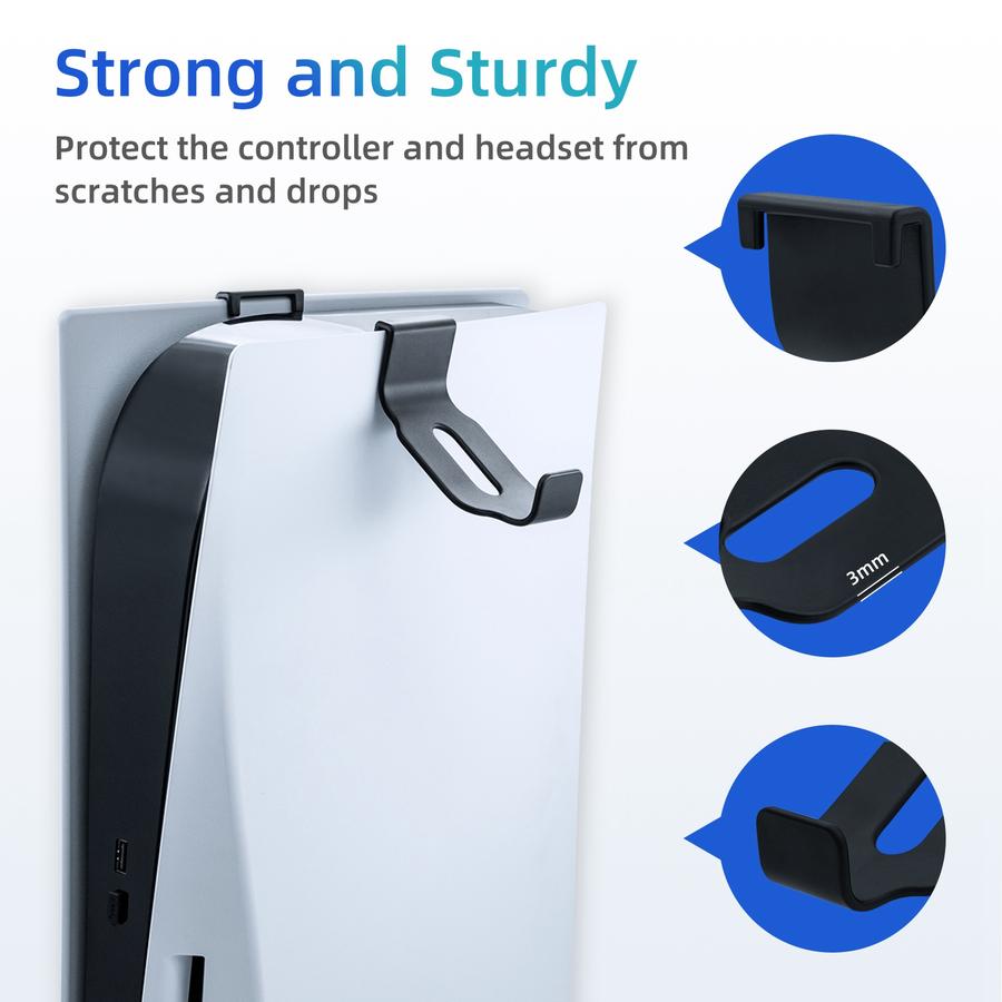 Universal Controller & Headset Storage Bracket For Ps5 Xbox Series X Playstation 5 Accessory