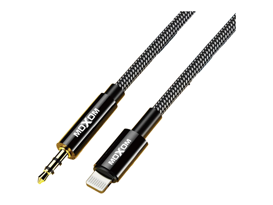 MOXOM Audio Cable Lightning to 3.5mm Jack Adapter